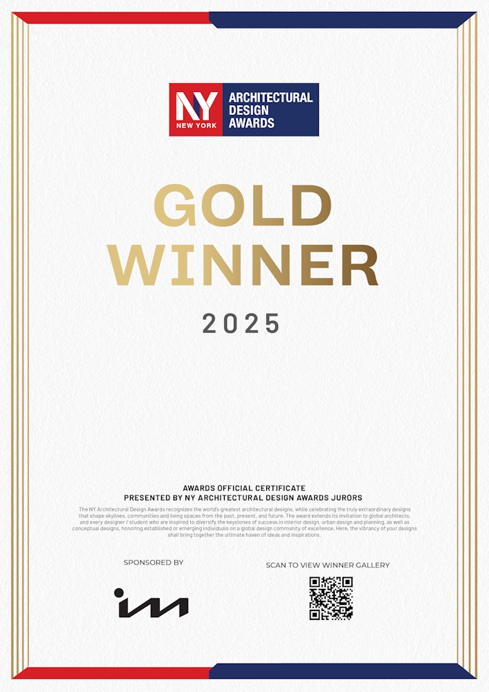 2024 NY Architectural Design Awards Certificate