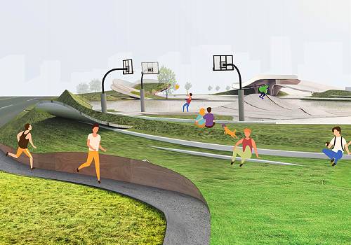 NY Architectural Design Awards Winner - THE LAND OF FREEDOM-INTEGRITY  PARK- by Tokyo Zokei University