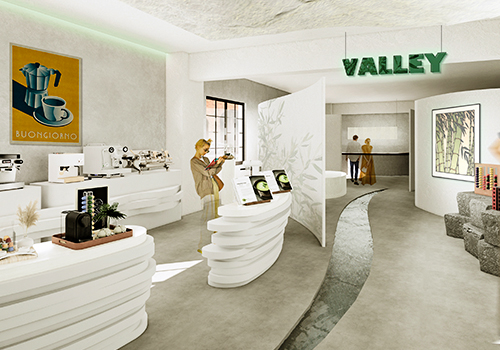 NY Architectural Design Awards Winner - Between The Valley by Bohan Cheng