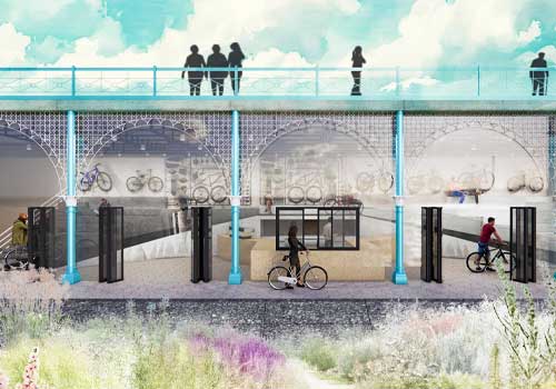NY Architectural Design Awards Winner - Madeira Terrace Cycling Cafe by Angus T
