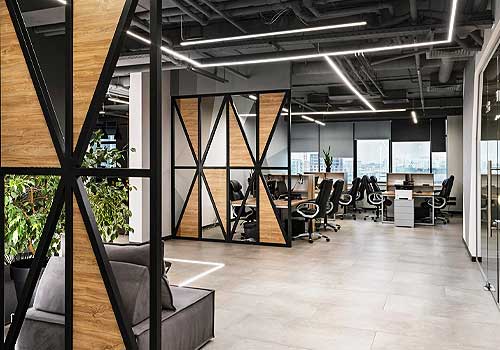 NY Architectural Design Awards Winner - Ambitious company modern office by Re Buro Design