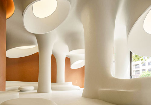 NY Architectural Design Awards Winner - Italian CASLANO Paint Art Gallery by BR DESIGN ENGINEERING CO.LTD