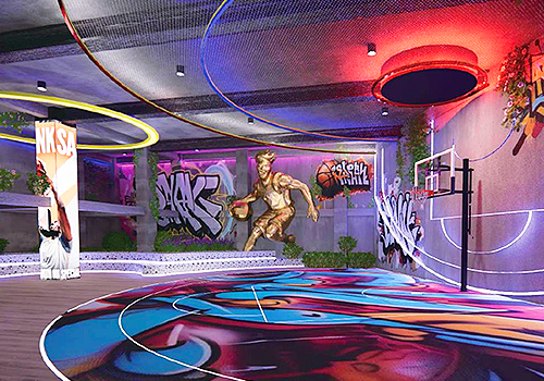 NY Architectural Design Awards - Vertical Basketball Park