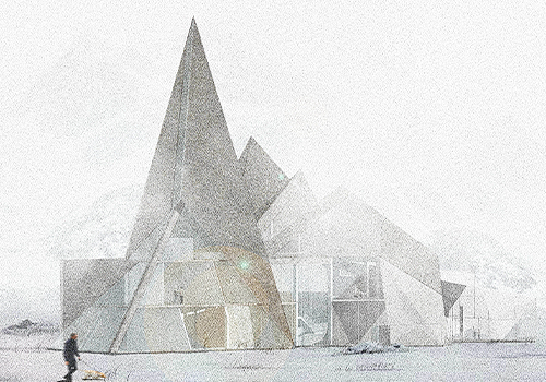 NY Architectural Design Awards Winner - Magma Genesis——The Cracked Iceberg:Renewable Energy Center  by Wu Han University