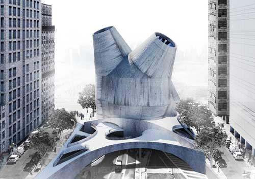 NY Architectural Design Awards Winner - Sci-fi Gallery New York by Zi Zhuo