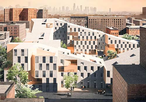 NY Architectural Design Awards Winner - Sanctuary Grid Housing by Sixuan Chen, Zihe Ye, Jingyu Zhang, Jiafeng Li, Jiaying Qu