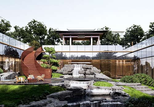NY Architectural Design Awards Winner - JOYOUS VILLA by TIANJIN DACHING ARCHITECTURAL DESIGN CO.,LTD./CSC LAND GROUP