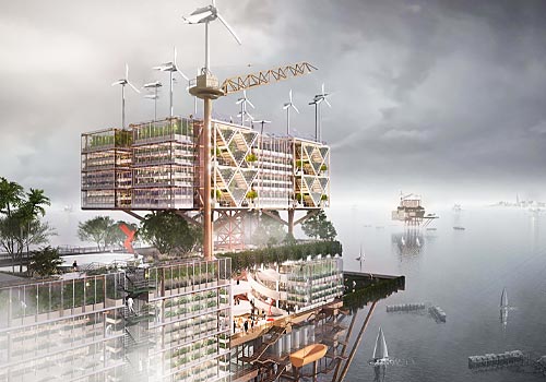 NY Architectural Design Awards - Oceanic City-states
