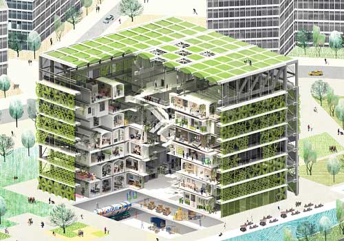 NY Architectural Design Awards - Biomorphic Living System: Towards  Carbon-Negative Zhengzhou