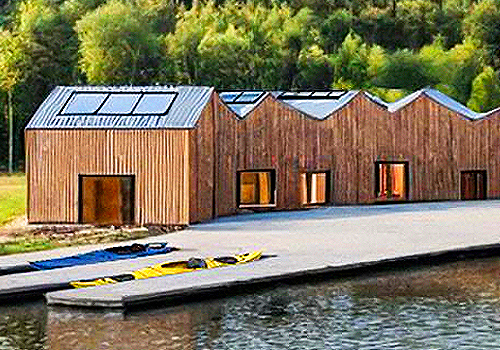 NY Architectural Design Awards - Folded Rowing Hub