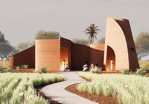 NY Architectural Design Awards Winner - Informal Mosque in Senegal by Yingjie Liu
