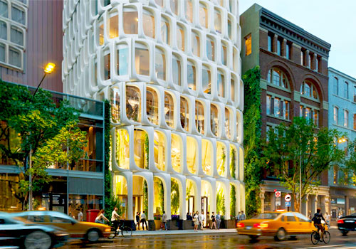 NY Architectural Design Awards Winner - 360 W Broadway Luxury Residential Building by S9 ARCHITECTURE