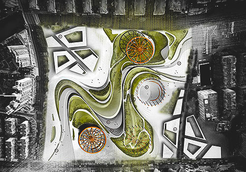 NY Architectural Design Awards Winner - Gasholder as Retrigger by Kaixin Su & Jiaying Qin