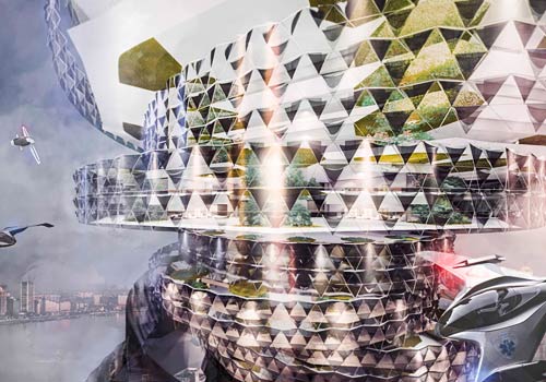 NY Architectural & Interior Design Awards Winner - Trans-Hospital: A Flexible Hospital System for Public Health by Weiran Yin