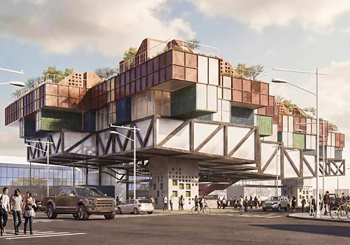 NY Architectural & Interior Design Awards Winner - RE: Construct - Public Art Center & Artist Residence by Minghan Lin