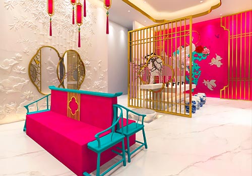 NY Architectural & Interior Design Awards Winner - Temple Leisure Park Star-Rated Restroom by Uni Being LTD.