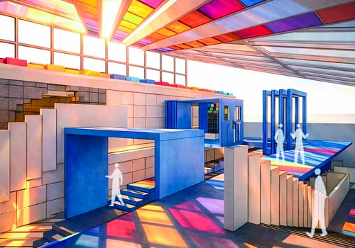 NY Architectural & Interior Design Awards Winner - Pixel Survival Retreat by China University of Technology