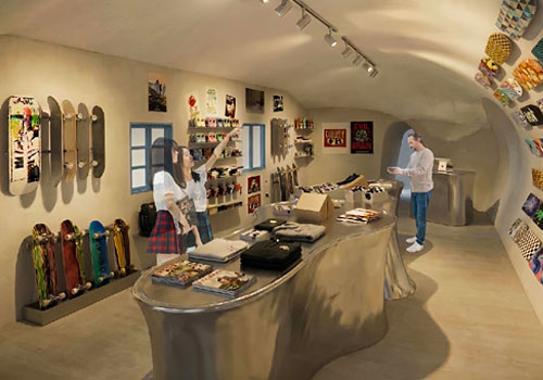 NY Architectural & Interior Design Awards Winner - Skate park inbetween Gaps (Reuse of military Villages) by China University of Technology