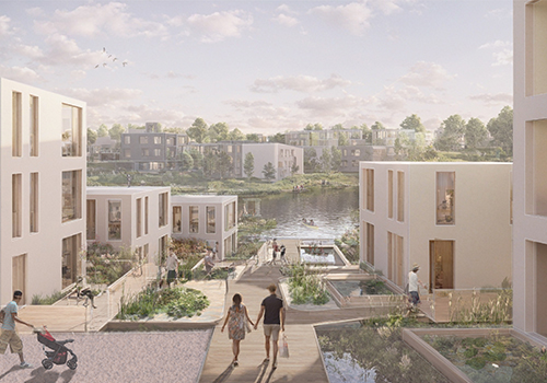 NY Architectural Design Awards Winner - INLET/ LET-IN: Reshaping the Coastline of Harlem River by YUHAN ZHANG & JIAMING GU