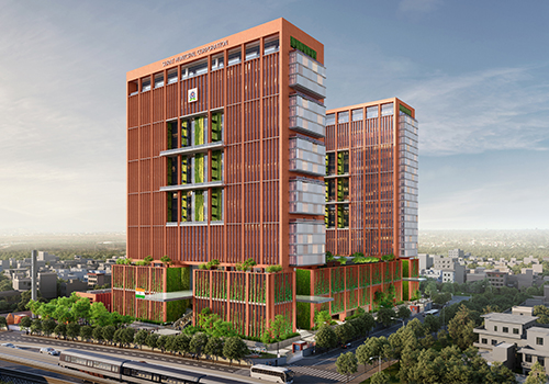 NY Architectural Design Awards Winner - SURAT MUNICIPAL CORPORATION (SMC) HIGH RISE OFFICE CAMPUS by INI Design Studio