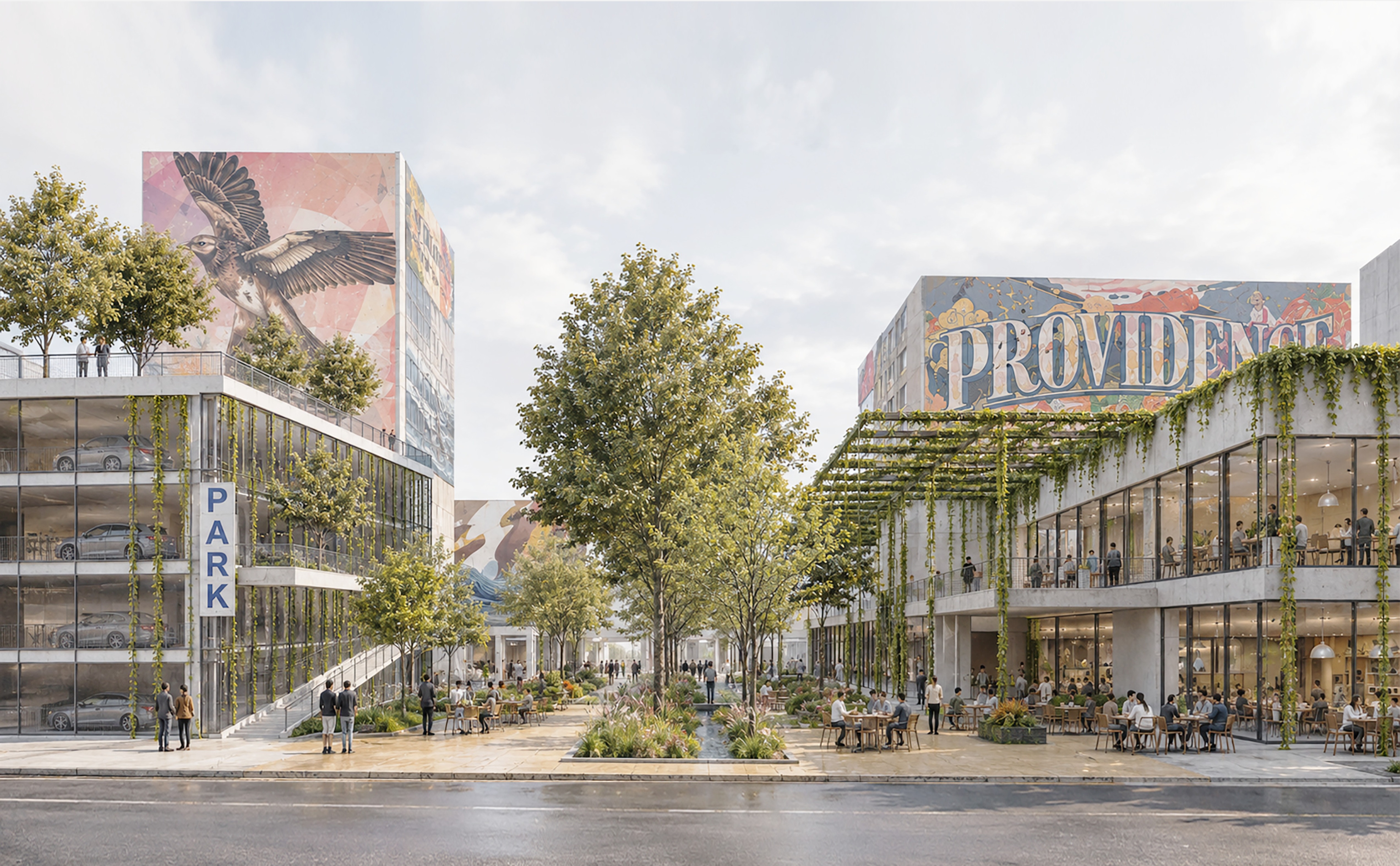 NY Architectural & Interior Design Awards - The Urban Gallery：Reimagining Space Through Mural Network