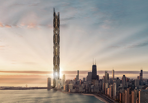NY Architectural Design Awards Winner - SKY DROPLET by YUHAN ZHANG & DREAMA SIMENG LIN