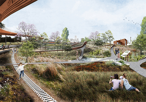NY Architectural Design Awards - Back on Rail: Brownfield Restoration & Urban Renewal Plan